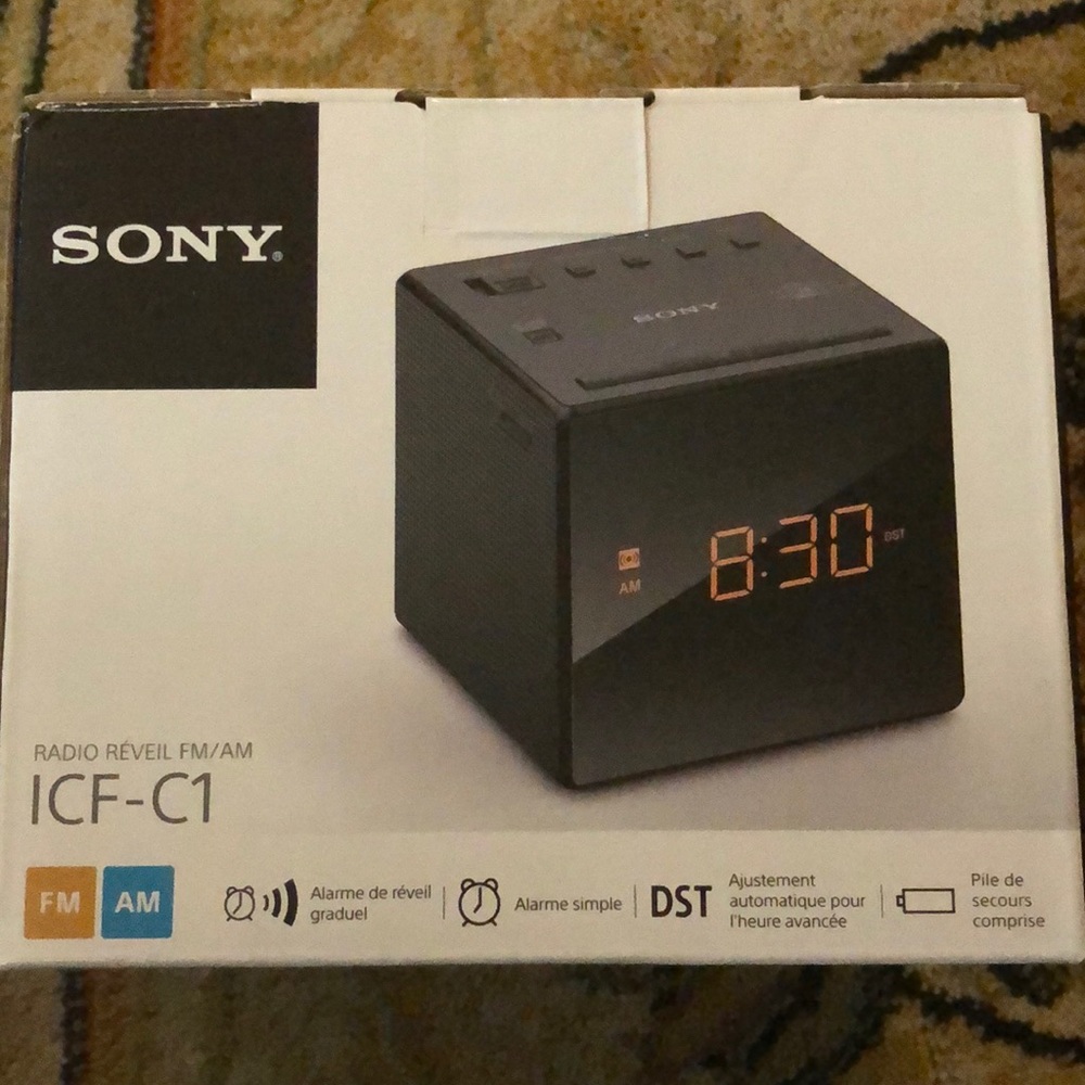Sony clock radio